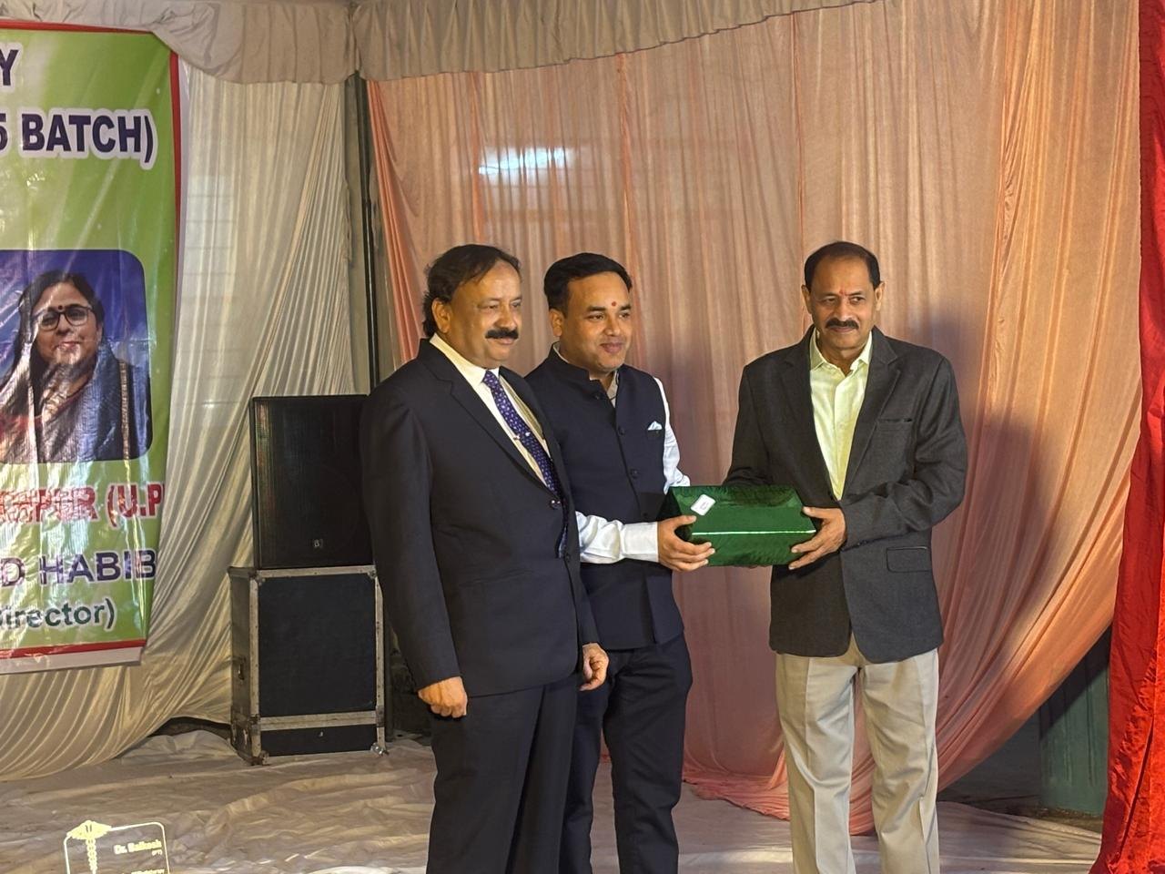 Felicitation ceremony with senior faculty