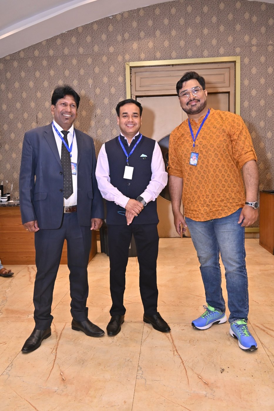 Dr. D K Dubey with senior physiotherapy faculty